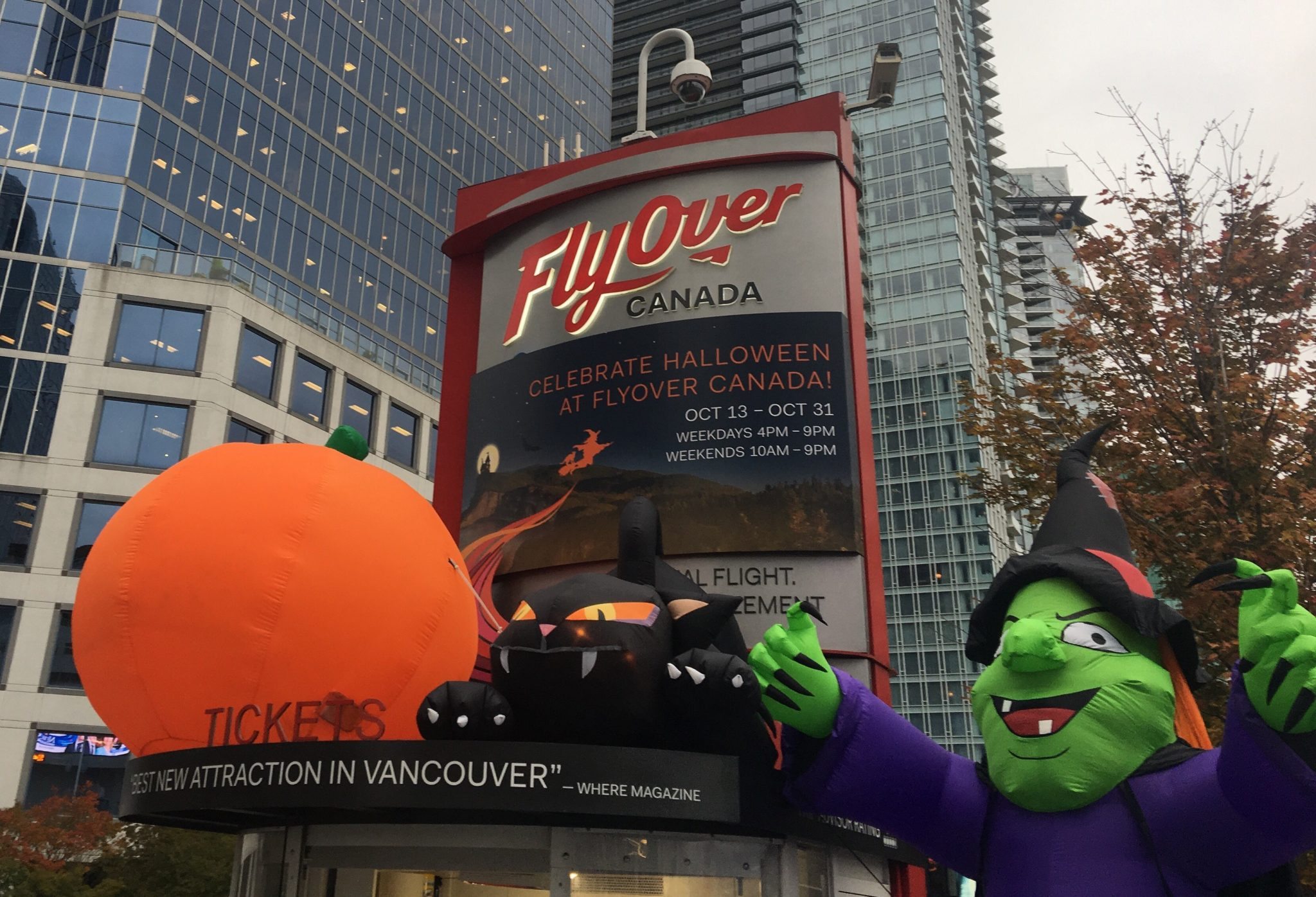 Celebrate Halloween at FlyOver Canada Aquilini Centre